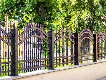 Wrought Iron Gate And Fence